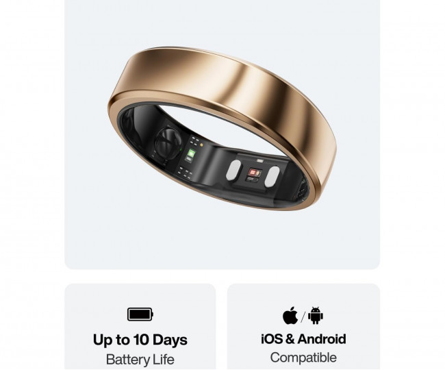 Розумне кільце RingConn Gen 2 Air Dune Gold